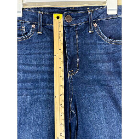 7 For All Mankind Denim Shorts dark wash size 14 - Picture 4 of 11